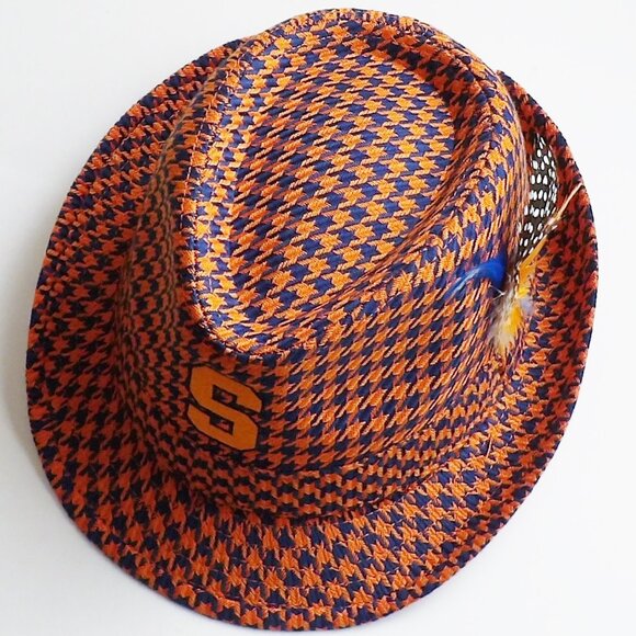 Syracuse University Fedora Hat Size Large NWT Team Spirit Game Day Apparel - Picture 3 of 9